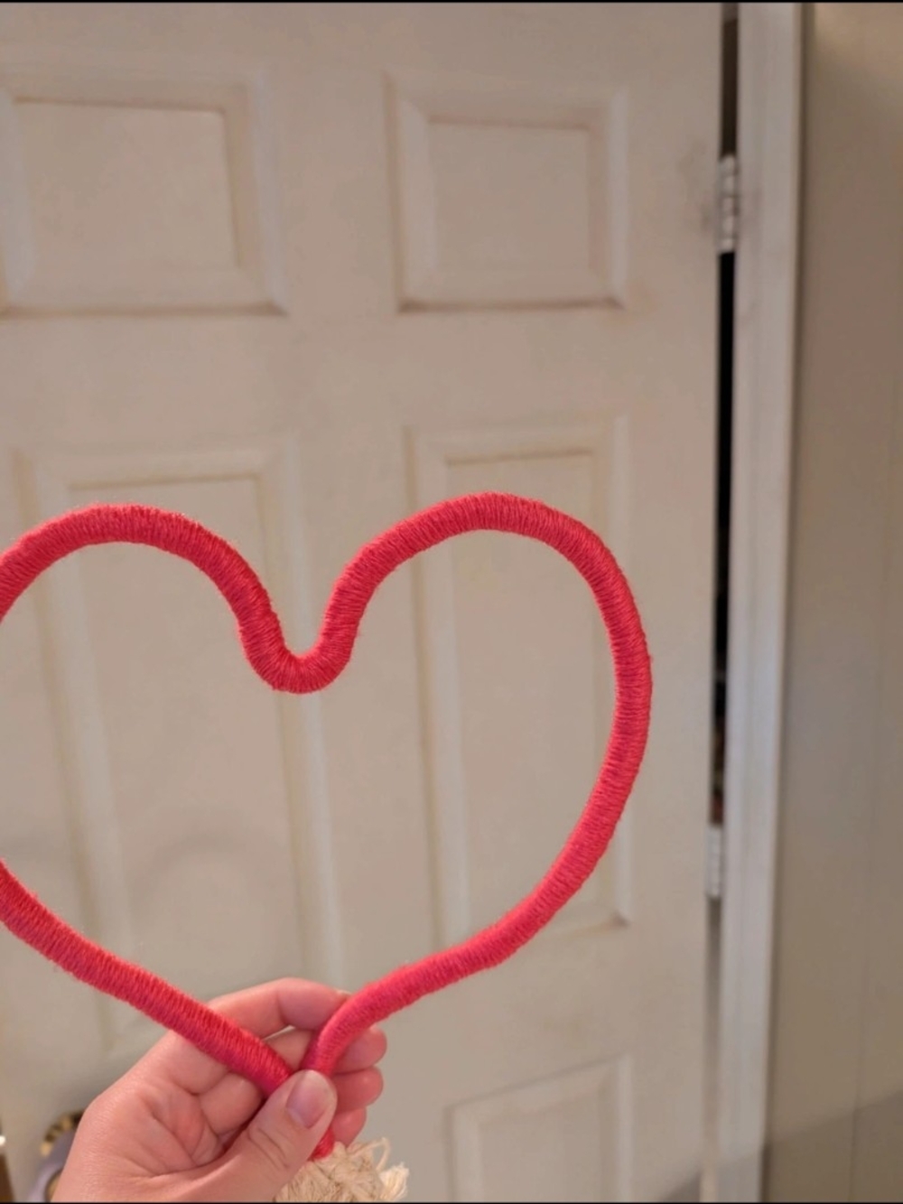 Pink Heart-Shaped Rope Decor - Picture 3 of 11
